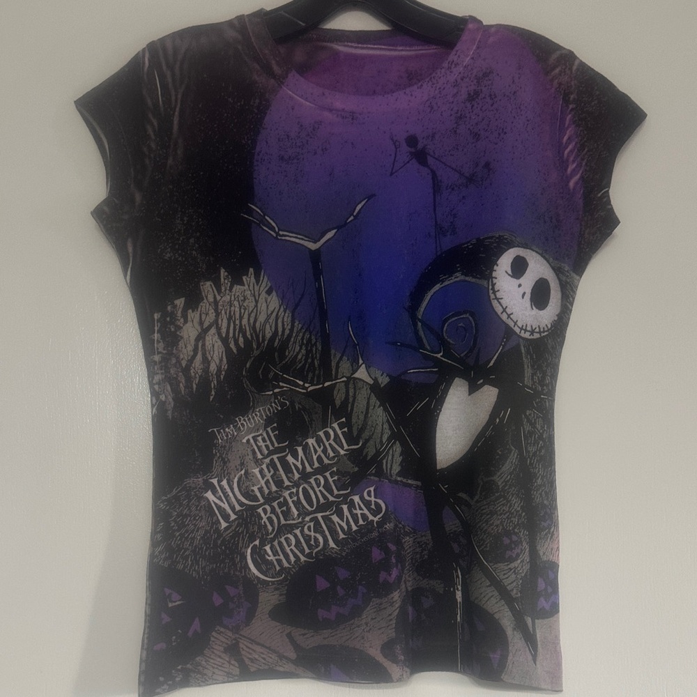 The Nightmare Before Christmas Graphic Tee Original Vintage Disney